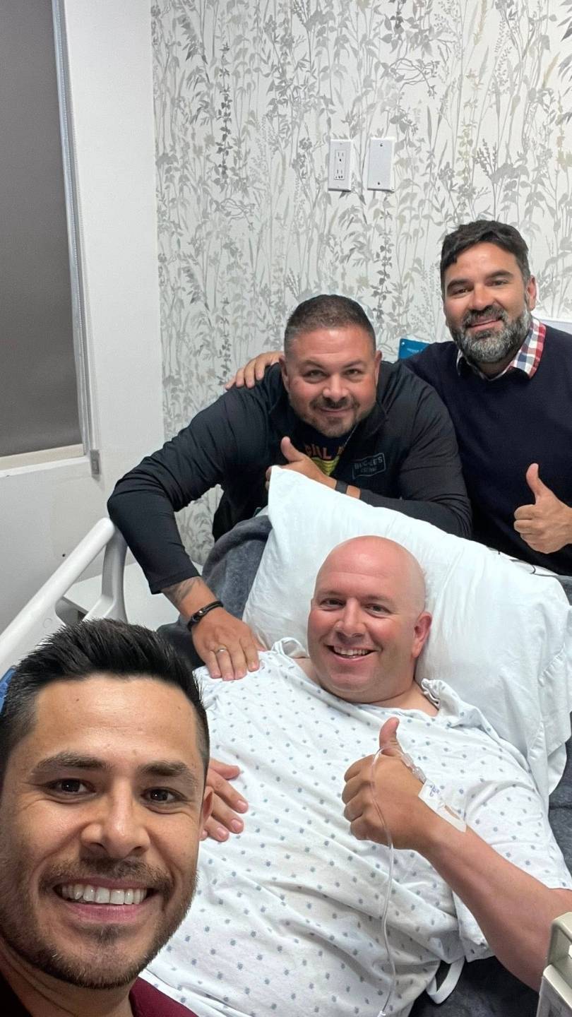 Dr. Cervantes with happy patient